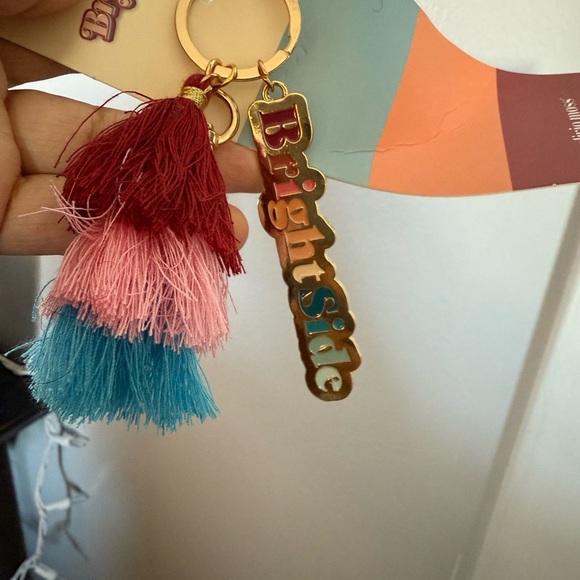 Olivia M Brightside Multicolor Keychain with Gold Accent - Picture 2 of 3